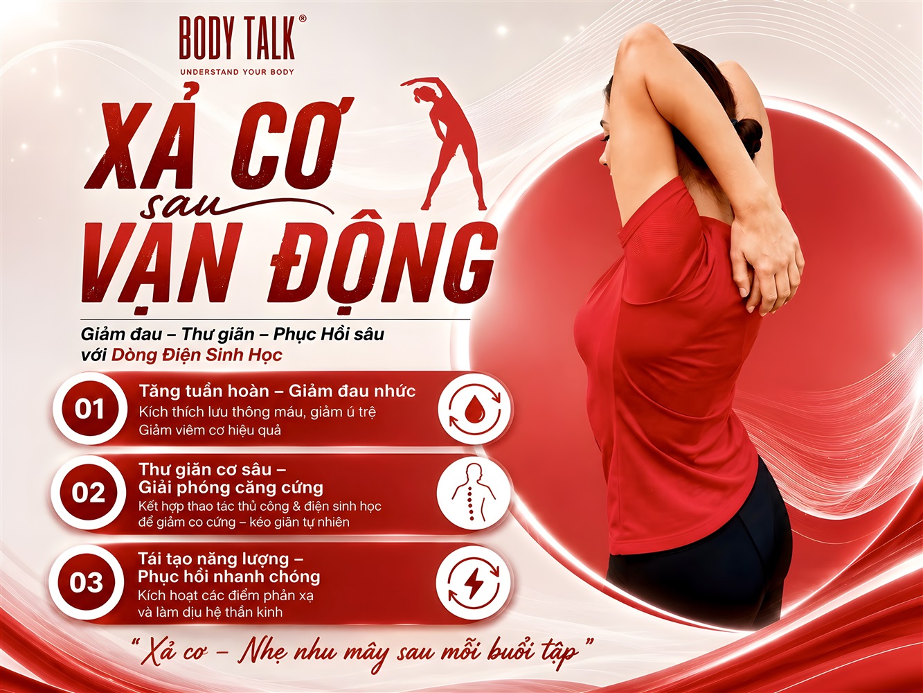 XẢ CƠ SAU VẬN ĐỘNG